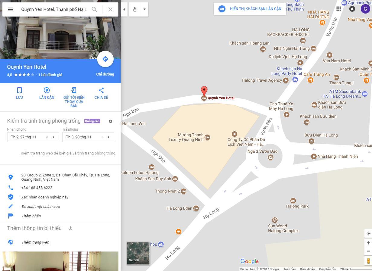 Quynh Yen Hotel Hạ Long Exterior foto